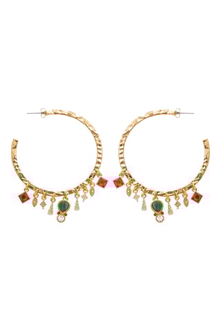 Creolen Verguld met Geelgoud Abril