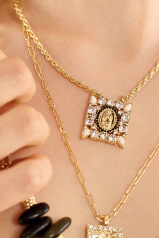 Ketting Verguld met Geelgoud Angelo