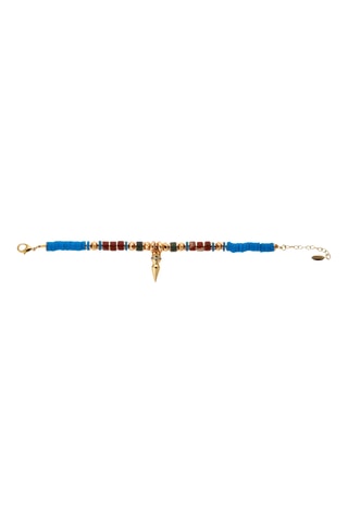 Armband Verguld met Geelgoud Bangalor - Lapis Lazuli