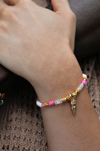 Armband Verguld met Geelgoud Bangalor - Lapis Lazuli