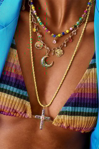 Ketting Verguld met Geelgoud Boniface