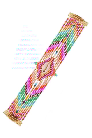 Manchetarmband Chokohona - Fuchsia 