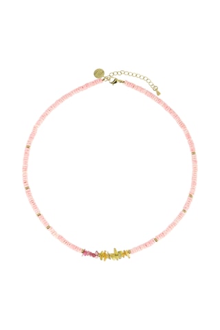 Collier Ibiza - Tourmalines et hématites