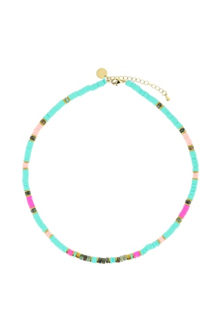 Collier Ibiza Beach - Turquoises africaines et hématites