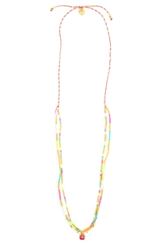 2 sautoirs dorés à l'or fin jaune July Salvador de Bahia 