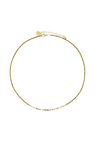 Collier Sarah - Tourmalines et hématites