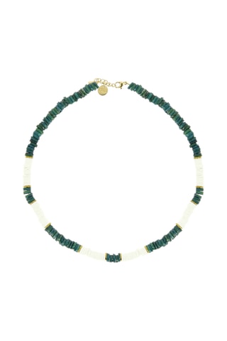 Collier Stone Ibiza - Nacre et hématites