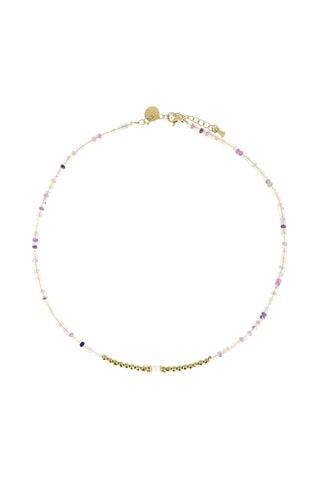 Collier Rim - Nacre, fluorites et hématites