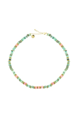 Collier Stone Ibiza - Nacre et hématites