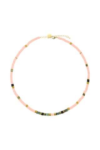 Collier Ibiza Beach - Turquoises africaines et hématites