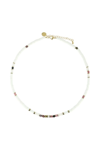 Collier Ibiza Beach - Jades, lépidolites et hématites