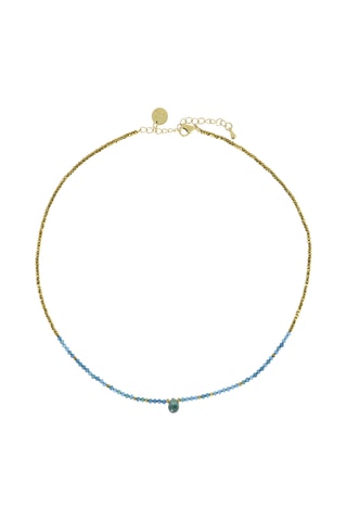 Collier Gabrielle - Tourmalines et hématites