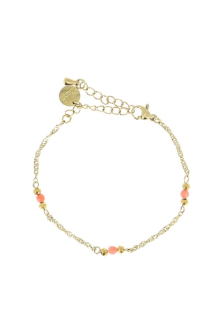 Bracelet Eva - Corail et hématites