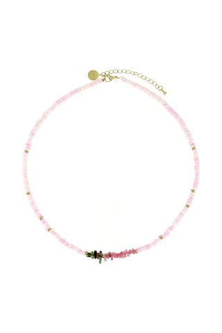 Collier Ibiza - Tourmalines et hématites