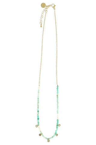 Collier Lina - Amazonites et cristaux de roche