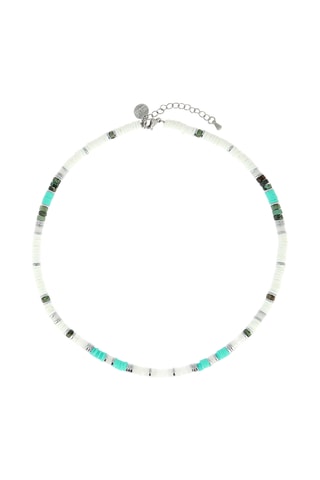 Collier Ibiza Beach - Jades, turquoises africaines et hématites