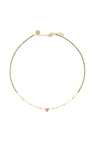 Collier Gabrielle - Tourmalines et hématites