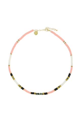 Collier Ibiza Beach - Turquoises africaines, jades et hématites