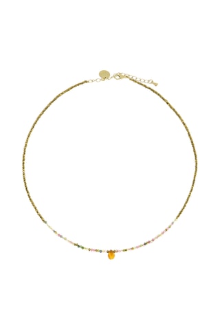 Collier Gabrielle - Tourmalines et hématites