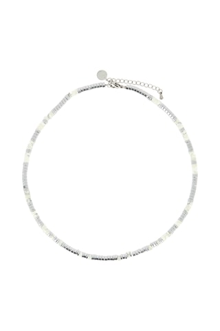 Collier Mila May - Howlites et hématites