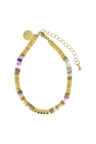 Bracelet Mila may - Améthystes et hématites