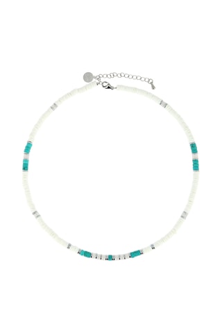 Collier Ibiza Beach - Jades, turquoises et hématites