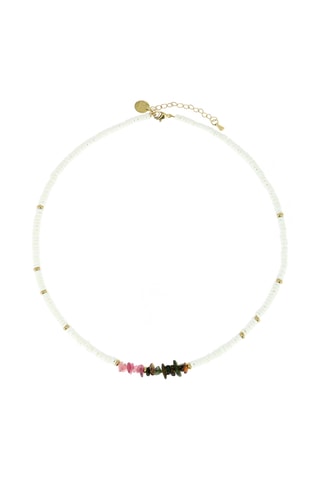 Collier Ibiza - Tourmalines et hématites