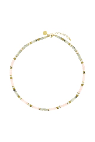 Bracelet Mila - Quartz, labradorites, jades et hématites