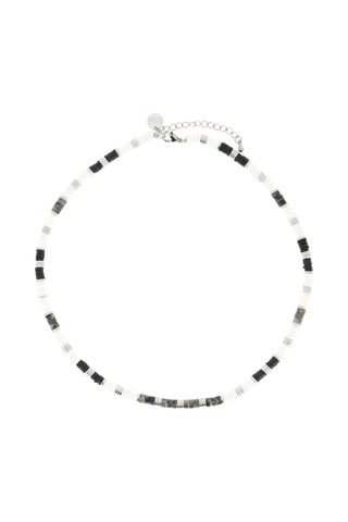 Collier Ibiza beach - Obsidiennes et hématites