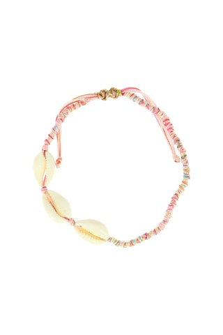 Chaîne de cheville Serena - Doré et rose