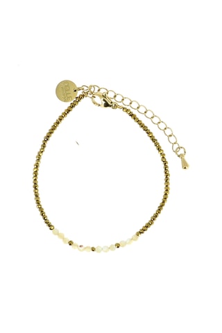 Bracelet Sarah - Nacre et hématites