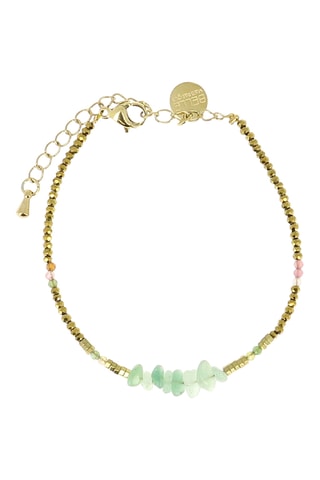 Bracelet Ambre - Aventurines et hématites