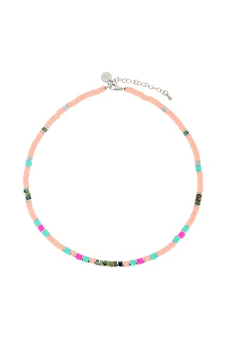 Collier Ibiza Beach - Turquoises africaines et hématites