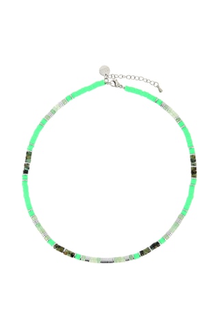 Collier Ibiza Beach - Turquoises africaines, jades et hématites