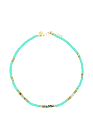 Collier Ibiza Beach - Turquoises africaines, jades et hématites