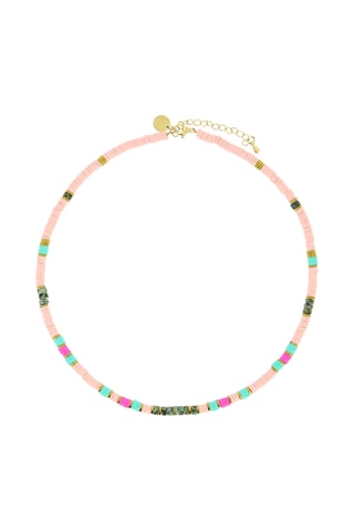 Collier Ibiza Beach - Turquoises africaines et hématites