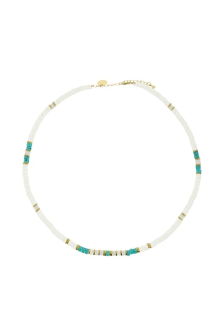 Collier Ibiza Beach - Jades, turquoises et hématites