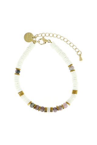 Bracelet Ibiza Beach - Jades, lépidolites et hématites