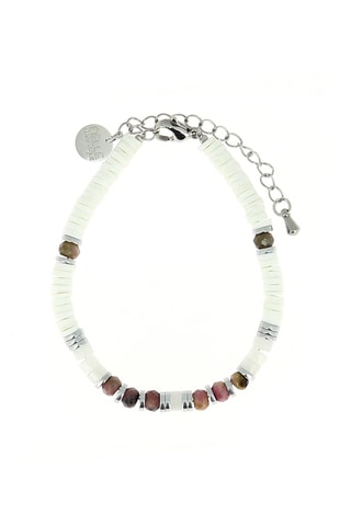 Bracelet Ibiza Beach - Jades, lépidolites et hématites