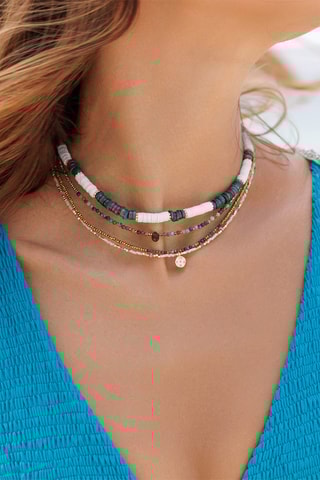 Collier Stone Ibiza - Quartz et hématites