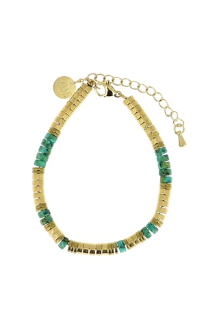 Bracelet Mila May - Turquoises africaines et hématites