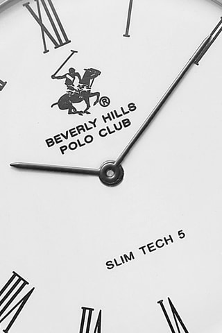 Montre en cuir - Noir et argenté