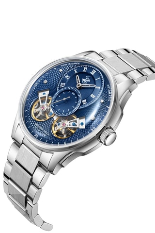 Montre squelette automatique en métal - Argenté