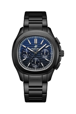 Montre en métal - Chronographe - Noir