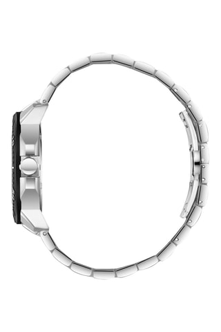 Montre en métal - Argenté et noir