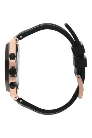 Montre en silicone - Chronographe - Noir