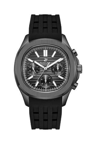 Montre en silicone - Chronographe - Noir