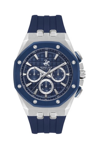 Montre en silicone - Chronographe - Bleu