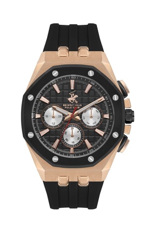 Montre en silicone - Chronographe - Noir
