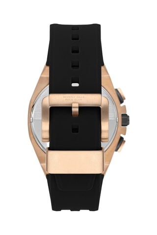 Montre en silicone - Chronographe - Noir